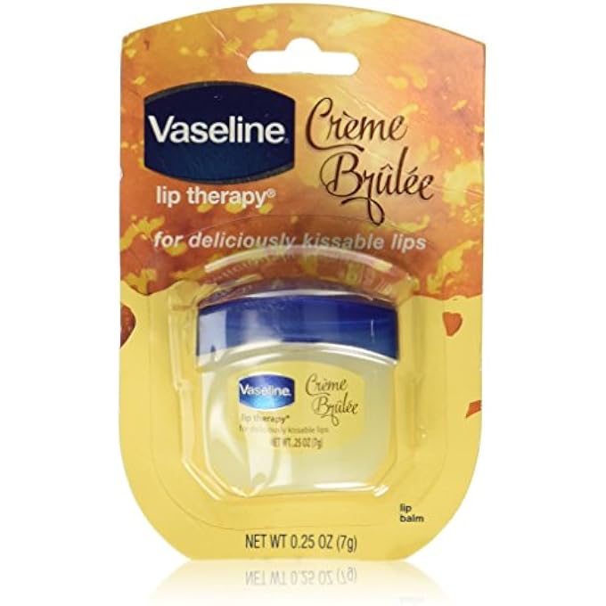 Vaseline LIP THERAPY LIP BALM, CREME BRULEE 0.25 OZ (PACK OF 2) - Image 1